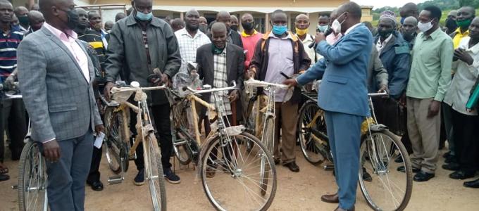 Handover Of Bicycles
